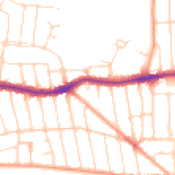 Daytime road noise heatmap for SS9 2UG