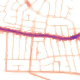 Daytime road noise heatmap for SS9 2UU