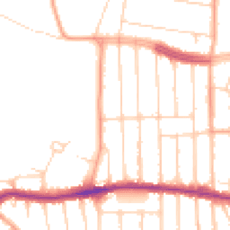 Daytime road noise heatmap for SS9 3AP