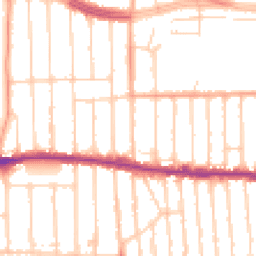 Daytime road noise heatmap for SS9 3DW