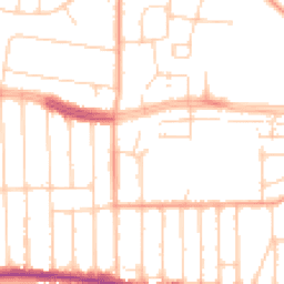 Daytime road noise heatmap for SS9 3DY