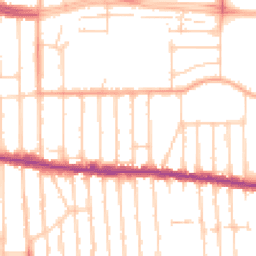 Daytime road noise heatmap for SS9 3EQ