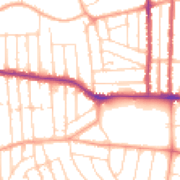 Daytime road noise heatmap for SS9 3LL
