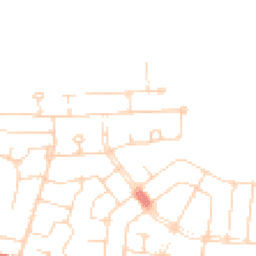 Daytime road noise heatmap for SS9 3UF