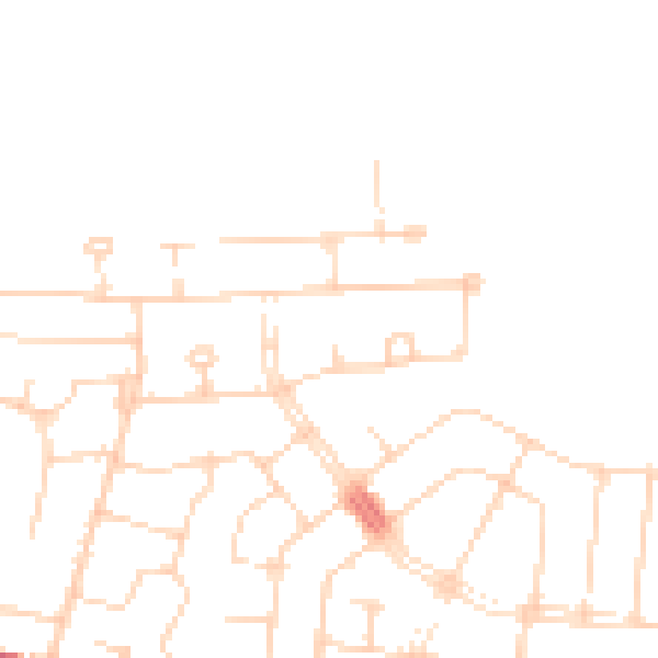Daytime road noise heatmap for SS9 3UF