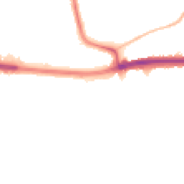 Night-time road noise heatmap for SS9 4BZ