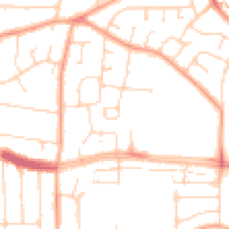 Daytime road noise heatmap for SS9 4HJ