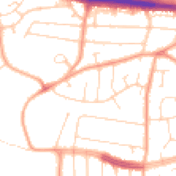 Daytime road noise heatmap for SS9 4NJ