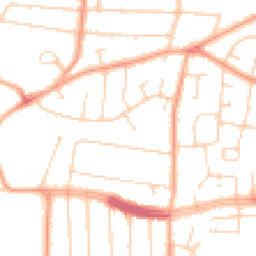Daytime road noise heatmap for SS9 4NW