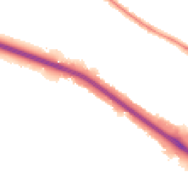 Night-time road noise heatmap for SS9 4SJ