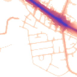 Daytime road noise heatmap for SS9 4TJ