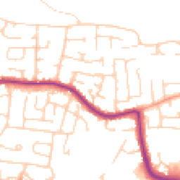 Daytime road noise heatmap for SS9 5FN