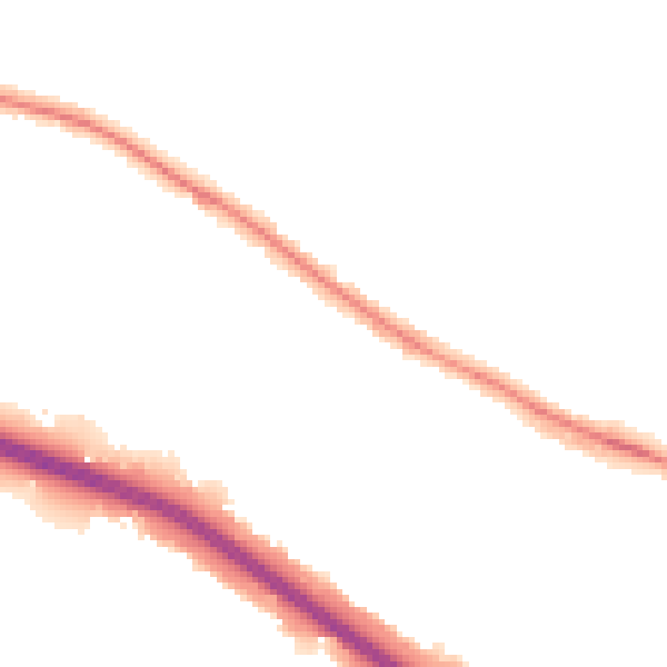 Night-time road noise heatmap for SS9 5HS