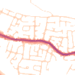 Daytime road noise heatmap for SS9 5RH