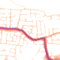 Daytime road noise heatmap for SS9 5RX