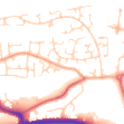 Daytime road noise heatmap for SS9 5UA