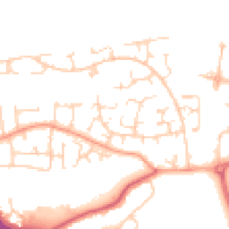 Daytime road noise heatmap for SS9 5UJ