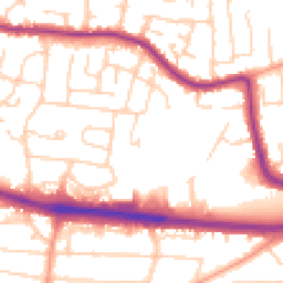 Daytime road noise heatmap for SS9 5YA