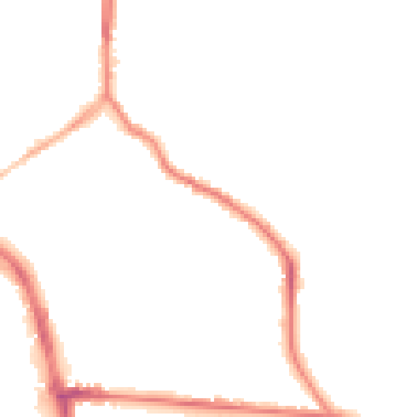 Night-time road noise heatmap for ST1 2DR