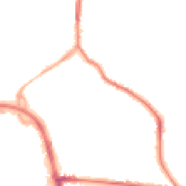 Night-time road noise heatmap for ST1 2EG