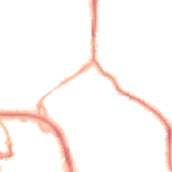 Night-time road noise heatmap for ST1 2LH