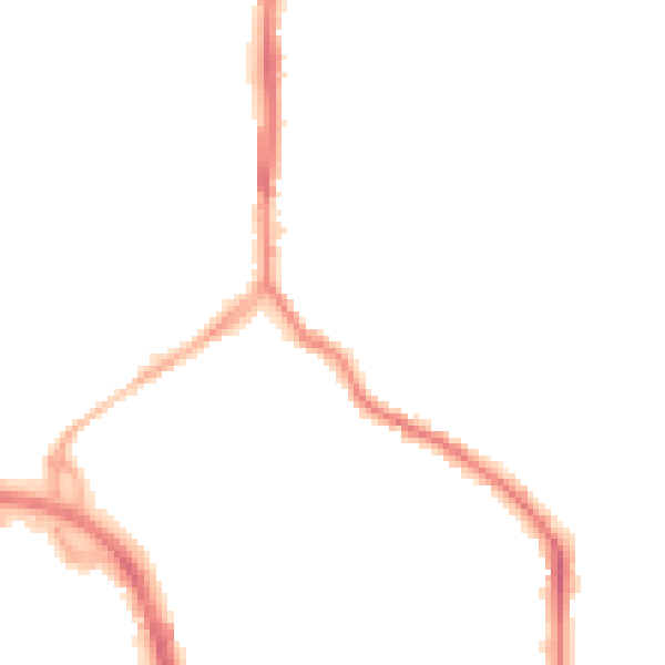 Night-time road noise heatmap for ST1 2LW