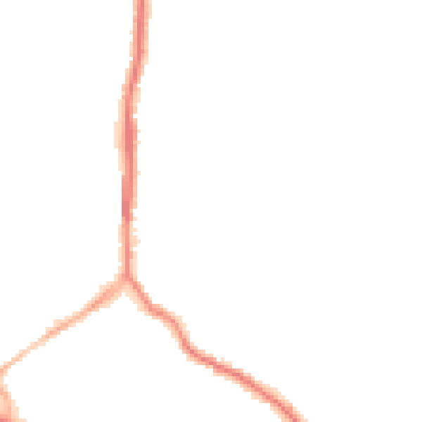 Night-time road noise heatmap for ST1 2LZ