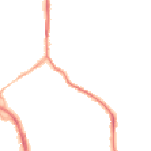 Night-time road noise heatmap for ST1 2NN
