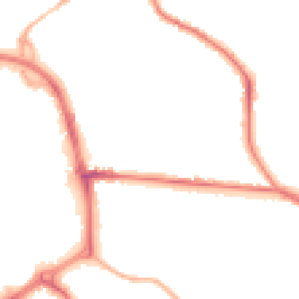 Night-time road noise heatmap for ST1 2PA