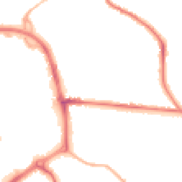 Night-time road noise heatmap for ST1 2PD