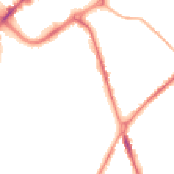 Night-time road noise heatmap for ST1 3DL