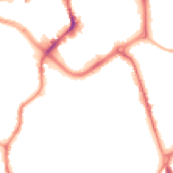 Night-time road noise heatmap for ST1 3RF
