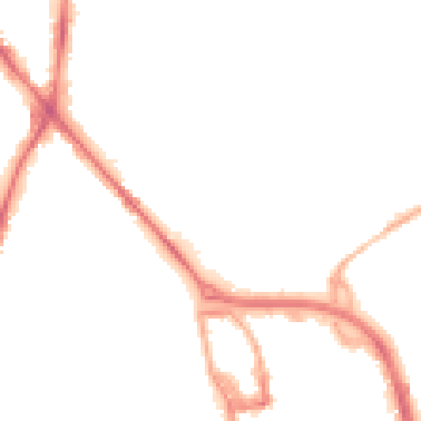 Night-time road noise heatmap for ST1 5BA