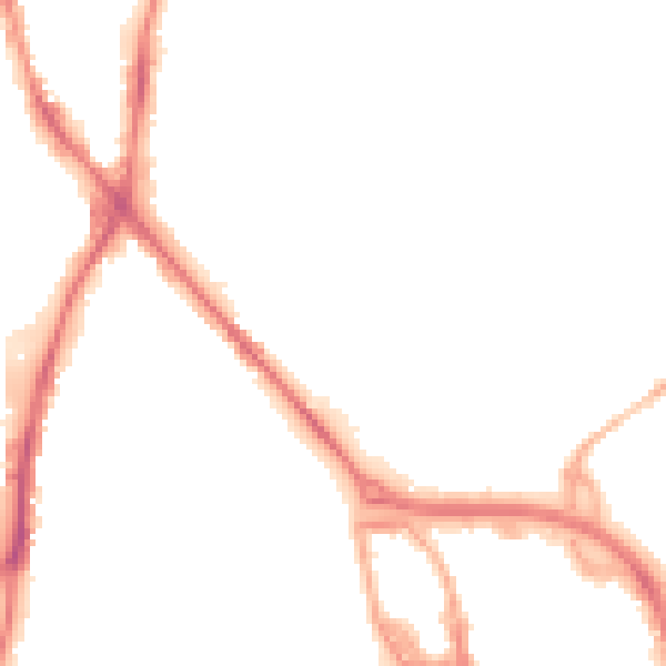 Night-time road noise heatmap for ST1 5QL