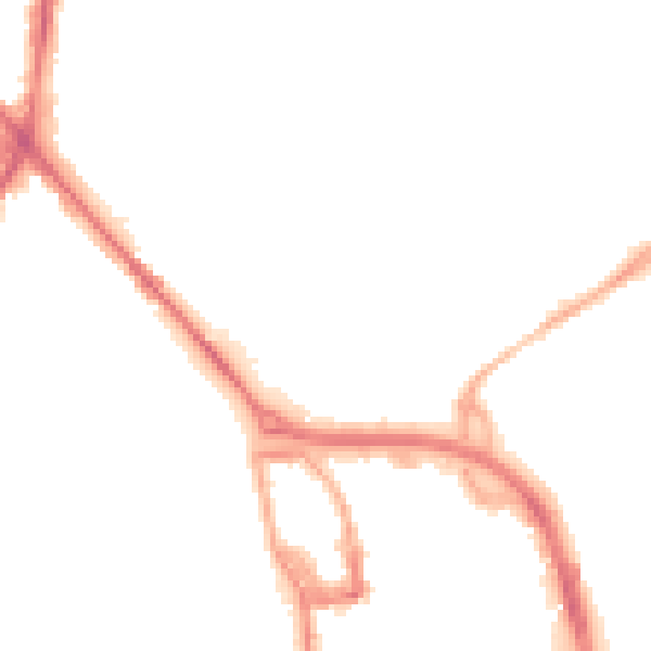 Night-time road noise heatmap for ST1 5QS
