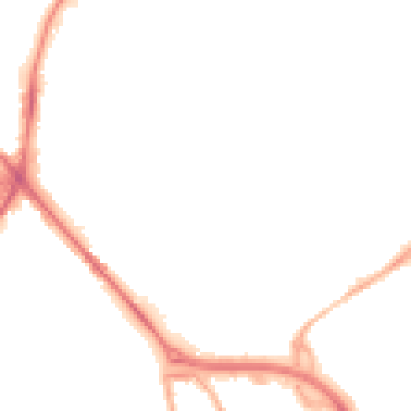 Night-time road noise heatmap for ST1 5QW