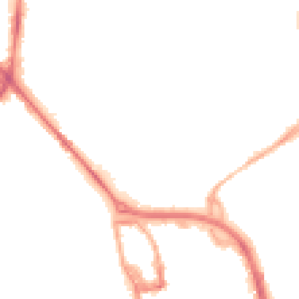 Night-time road noise heatmap for ST1 5QX
