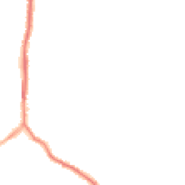 Night-time road noise heatmap for ST1 6LR