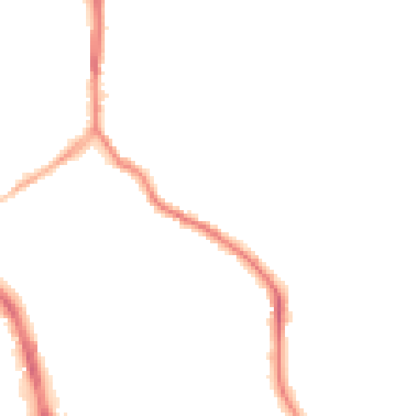 Night-time road noise heatmap for ST1 6PD