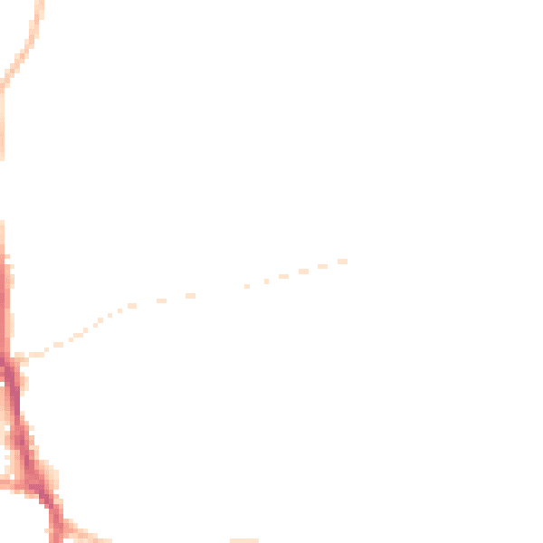 Night-time road noise heatmap for ST10 1BS