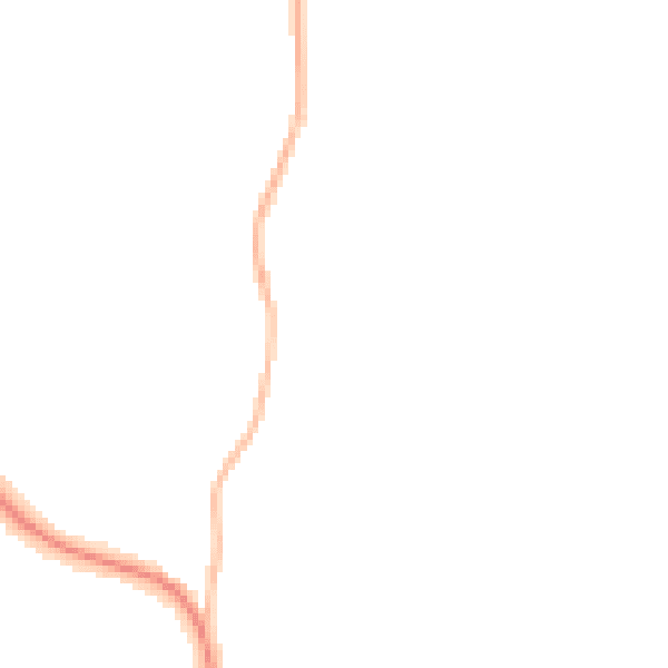 Night-time road noise heatmap for ST10 1FX