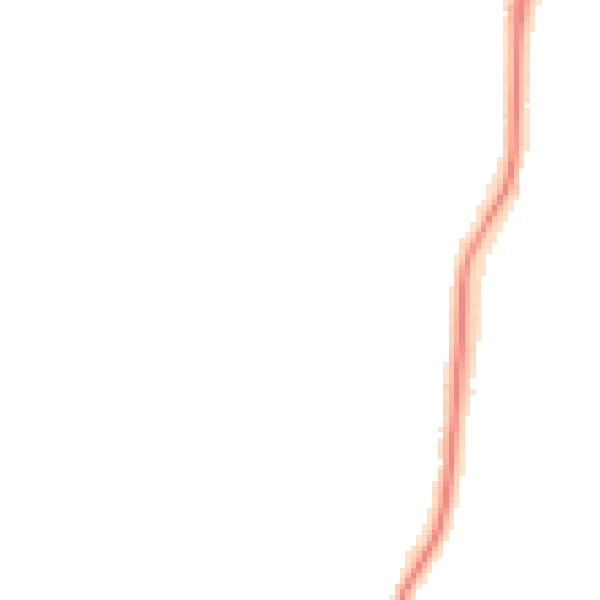 Night-time road noise heatmap for ST10 1LB