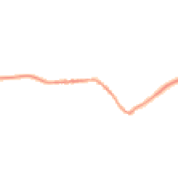 Night-time road noise heatmap for ST10 2AQ