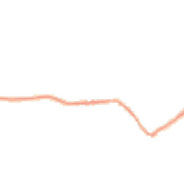 Night-time road noise heatmap for ST10 2AU