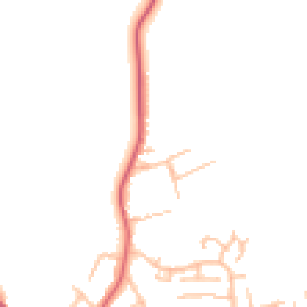 Daytime road noise heatmap for ST10 2DB