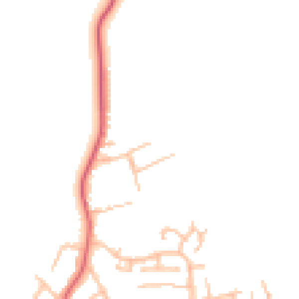 Daytime road noise heatmap for ST10 2ET