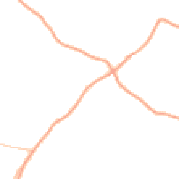 Daytime road noise heatmap for ST10 2HR
