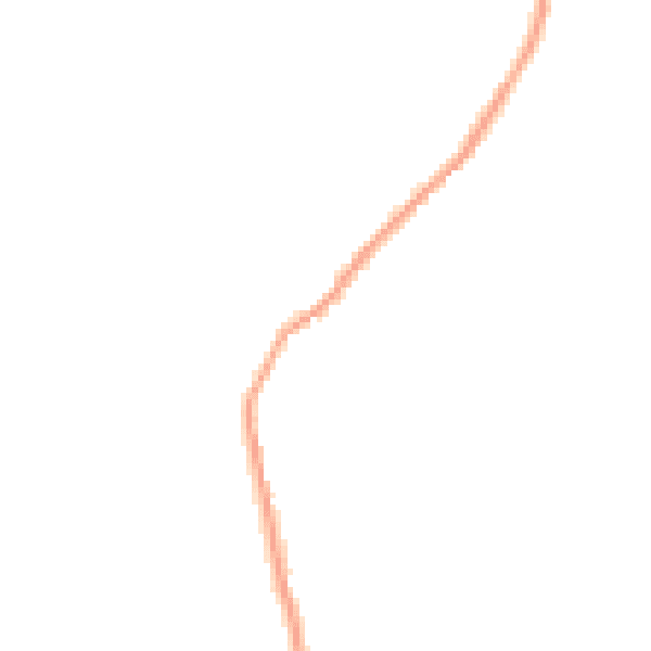 Night-time road noise heatmap for ST10 2LX