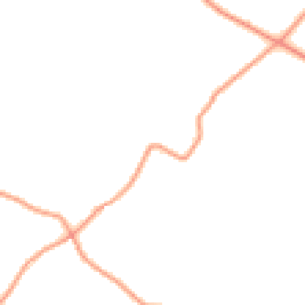 Daytime road noise heatmap for ST10 2NG