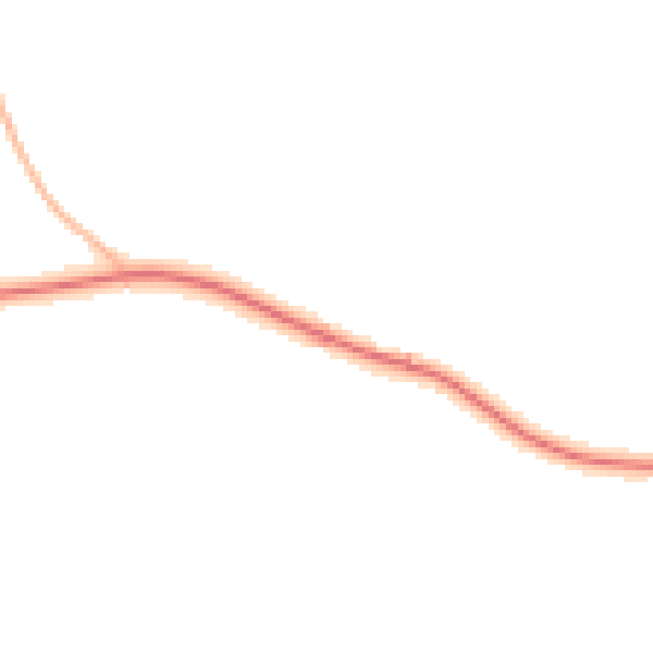 Night-time road noise heatmap for ST10 2PS